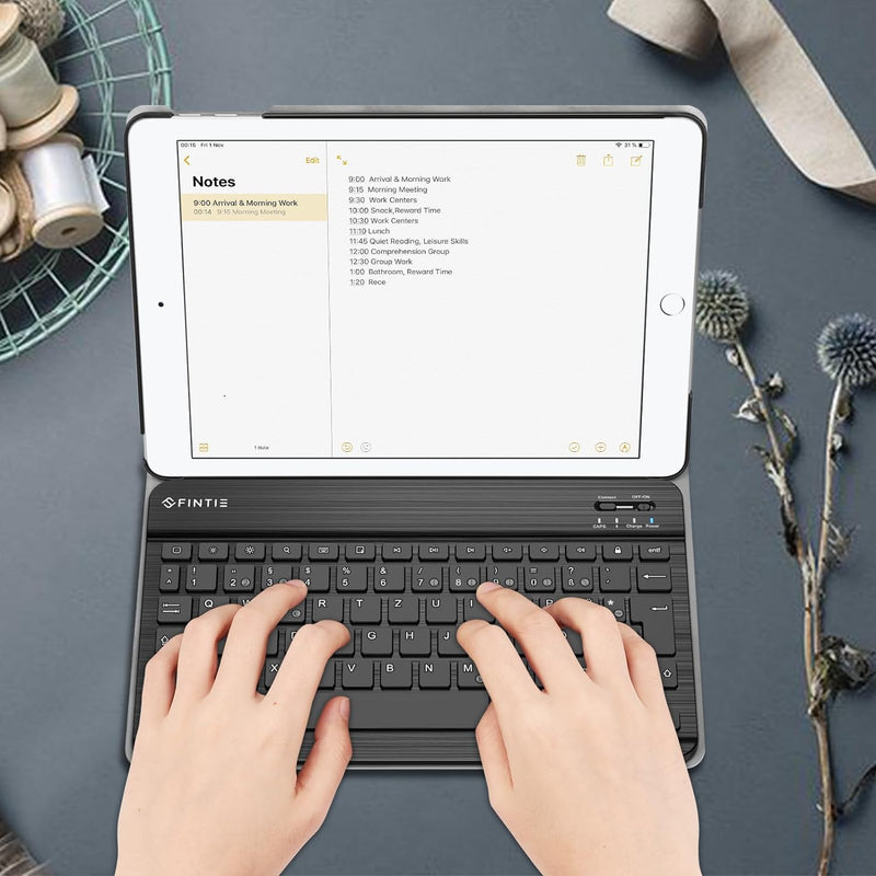 Fintie Tastatur Hülle für iPad Air 2 / iPad Air - Ultradünn leicht Ständer Schutzhülle Keyboard Case