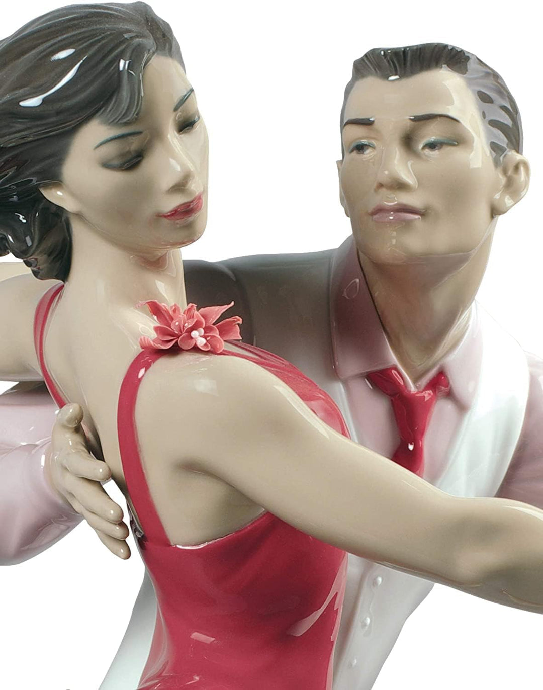 LLADRÓ Pärchen-Figur Salsa. Limitierte Auflage. Salsa-Tänzer. Porzellan.