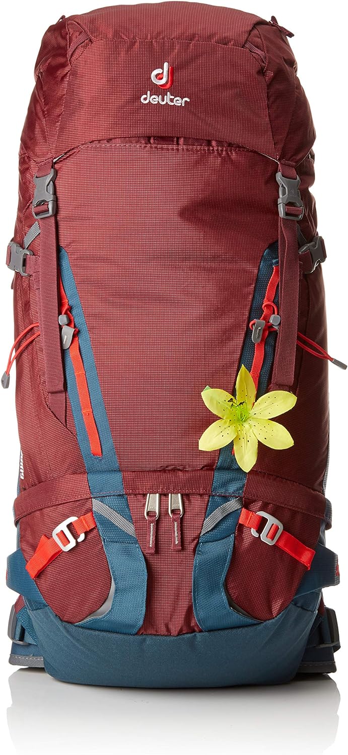 Deuter Damen Guide SL Alpin-Rucksack, Maron-Arctic, 72 x 28 x 20 cm, 40 + 8 L