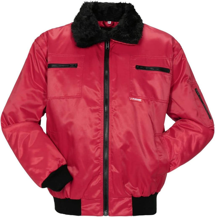 Planam Outdoor Winter Herren Gletscher Comfortjacke rot Modell 0359 Grösse S Rot S, Rot S