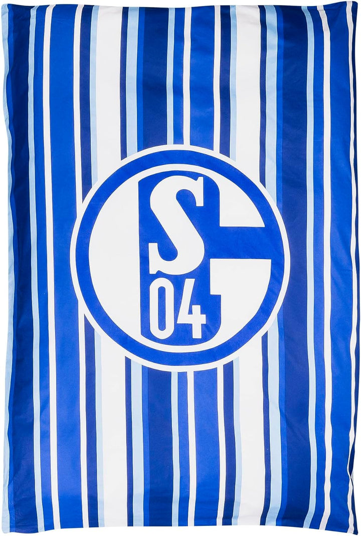 Schalke 04 Bettwäsche Streifen