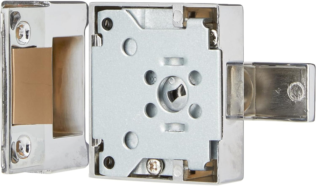 Yale Locks P85 Nachtriegelschloss, Dornmass 40 mm (Sichtverpackung), verchromt, Riegel