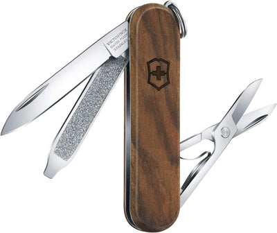 Victorinox, Schweizer Taschenmesser, Classic SD, Multitool, 7 Funktionen, Klinge, klein, Nagelfeile,