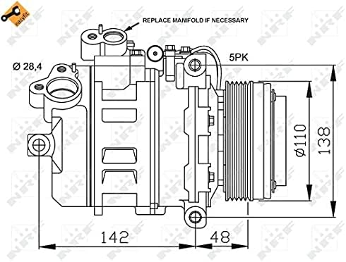 NRF 32123 Kompressor, Klimaanlage