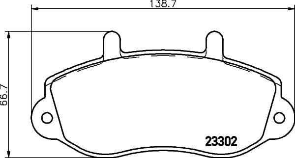 HELLA PAGID 8DB 355 019-321 Bremsbelagsatz - T9075 - Dicke/Stärke: 17.5mm - Bremssystem: Bosch - nic