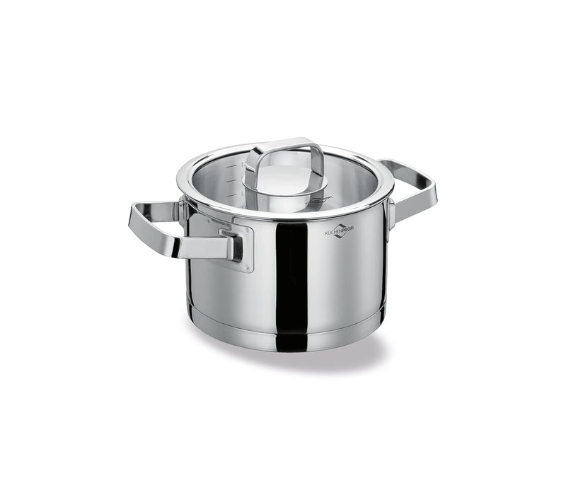 Küchenprofi COOK - Kochtopf SAN REMO 16 cm | Höhe 10 cm | 2 L | Kochtopf Induktion | Für alle Herdar