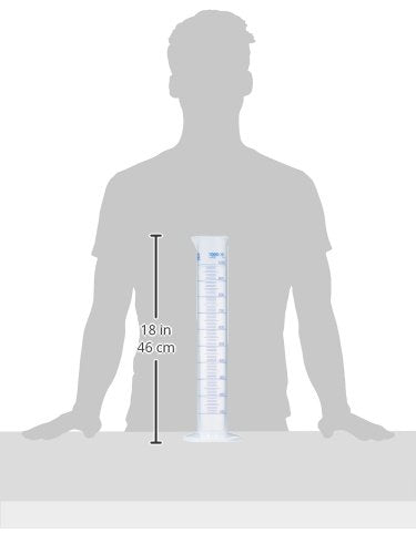 neoLab E-1616 Messzylinder hohe Form, Sechskantfuss, PP, 1000 mL