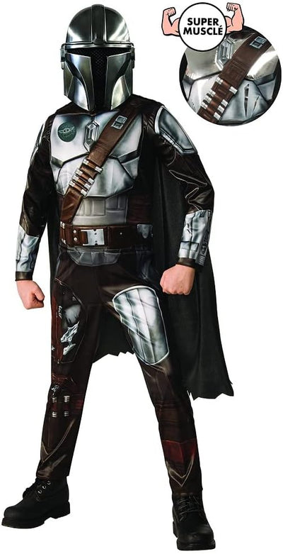 Rubies – Star Wars offizielles Luxus-Kostüm The Mandalorian 5 – 6 Jahre