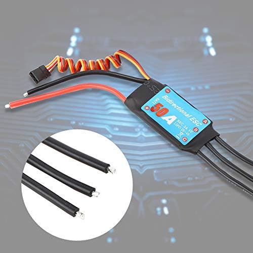 VGEBY ESC Brushless Two-Way Brushless ESC Elektronischer Geschwindigkeitsregler für RC Car Ship Unte