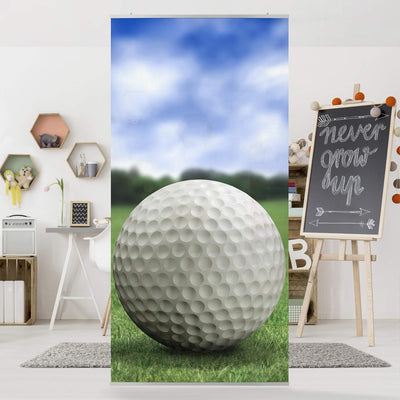 Bilderwelten Raumteiler Golfball 250x120cm inkl. transparenter Halterung 250x120cm incl. transparent