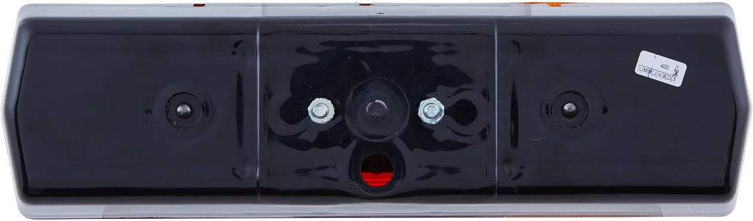HELLA - Heckleuchte - Glühlampe - 12/24V - Anbau/geschraubt - Lichtscheibenfarbe: rot/gelb - Stecker