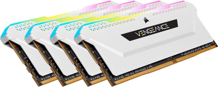 Corsair VENGEANCE RGB PRO SL 32GB (4x8GB) DDR4 3200 (PC4-25600) C16 1.35V - Weiss 4 x 8 GB, 4 x 8 GB