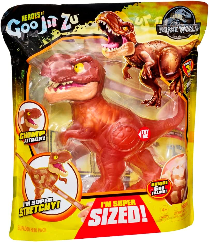 Heroes of Goo Jit Zu Actionfigur - Jurassic World - SUPAGOO T Rex Mehrfarbig CO41307