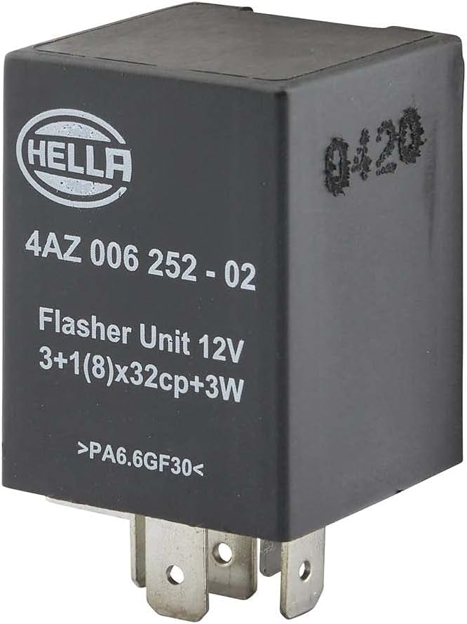 HELLA - Blinkgeber - 12V - 6-polig - Anbau/gesteckt - elektrisch - 4AZ 006 252-027