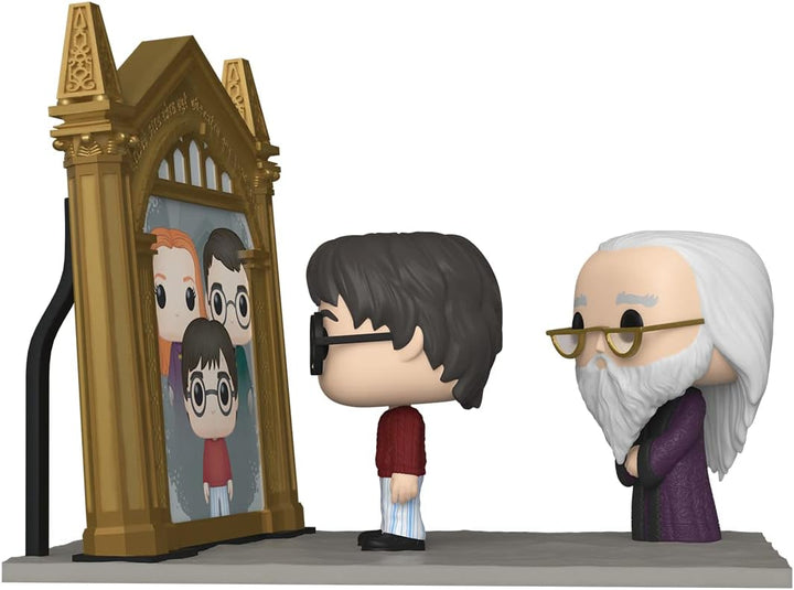 Funko 63144 Harry Potter und Albus Dumbledore mit dem Spiegel von Erised Figur, Mehrfarbig
