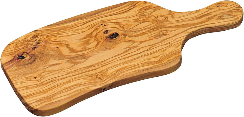 Kesper Schneidebrett 39x16,5x1,6cm aus Olivenholz, Holz, Braun, 39 x 16.5 x 1.6 cm