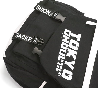 CoolChange grosser Ken Kaneki Rucksack, Schwarzer Leinenrucksack für Tokyo Ghoul Fans