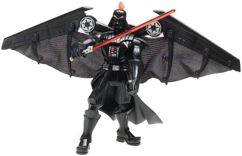 Darth Vader with Missile Firing Glider Cape - 6" Inch Force Battlers Actionfigur - Star Wars von Has