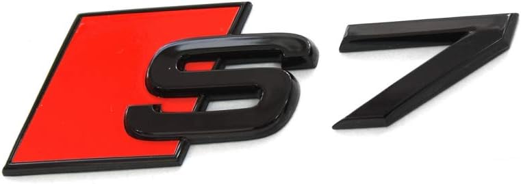 Audi 4K8071804 Schriftzug S7 Tuning Exclusive Black Edition Emblem Logo Emblem Modellschriftzug, sch