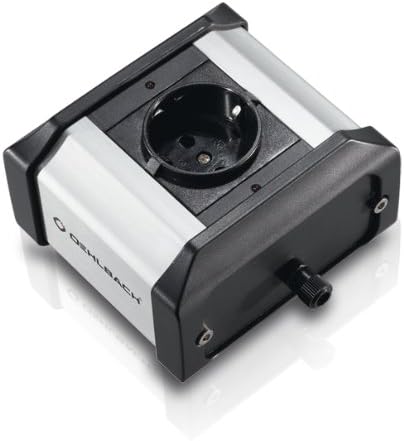 Dynavox 207410 HiFi-Steckdosenleiste Schwarz & Oehlbach Phaser - Hochwertiger Phasendetektor - Einfa