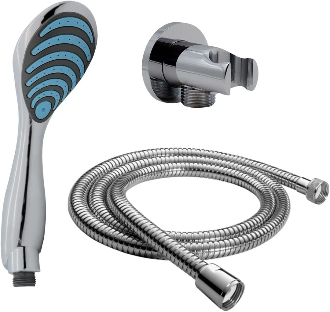 Handbrause Duschkopf Brause-Set Brausehalter Brauseschlauch 200 cm Wandanschluss