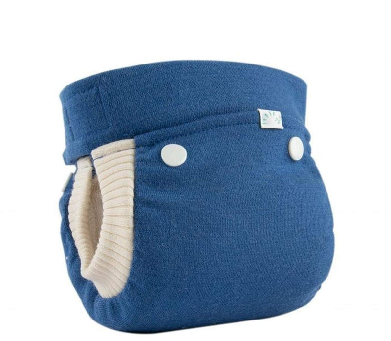 Popolini Easyfree Wool Mittelblau Aussenwindel, Innenwindel, Einlage und Bauchband (M (~5-10 kg)), M