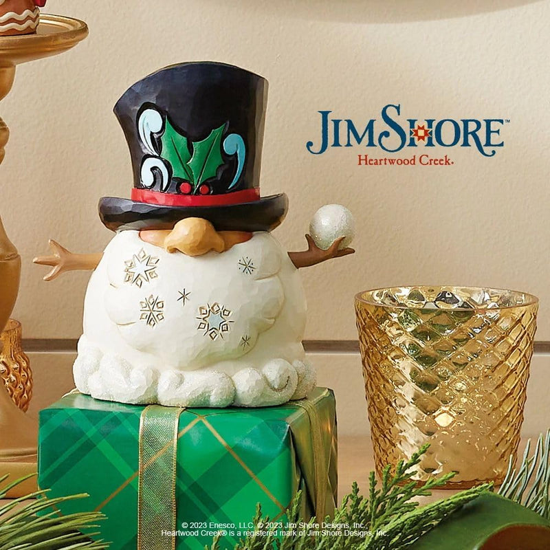 Enesco Jim Shore Schneemann Zwerg Figur