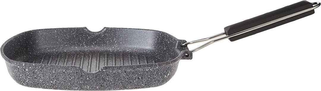 Tognana WI758BBAMNF Grill mit Klappgriff Mythos, Aluminium, Grau, 0