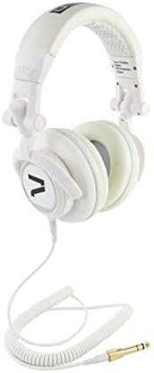 7even Headphone white / Dj, Hifi, Sport Kopfhörer in weiss, dreh-klappbar, tauschbares Kabel, 110db,