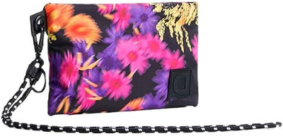 Desigual Damen Mone_Focus Floral AR Reisezubehör-Brieftasche Einheitsgrösse Schwarz, Einheitsgrösse