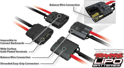 Traxxas NiMH 7,2V 3000 6C w/Conn, 2922X