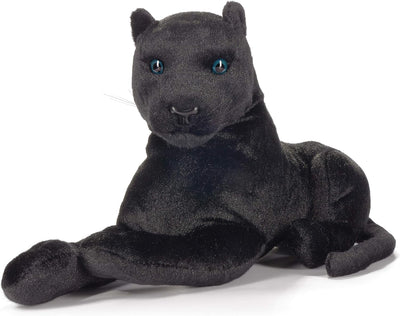 BRUBAKER Panther Plüschtier 45 cm liegend - Stofftier Kuscheltier - Raubkatze Schwarz