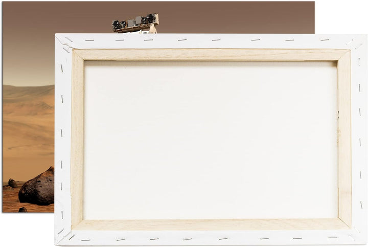 der Mars Rover Format: 80x60 als Leinwandbild, Motiv fertig gerahmt auf Echtholzrahmen, Hochwertiger