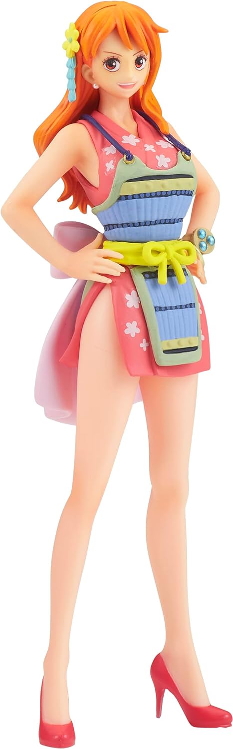 Banpresto BP19384 One Piece Actionfigur Nami Dxf, The Grandline Lady, Wanokuni Vol 8, 16 cm, Mehrfar
