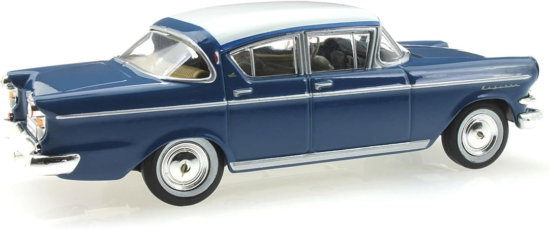 Magazine Models 1:43 1958 Opel Kapitan Limousine blau/weiss