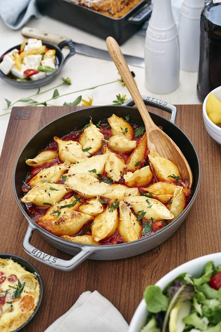 STAUB Bratpfanne/Schmorpfanne aus Gusseisen mit zwei Griffen, 26 cm, Induktionsgeeignet, Graphitgrau