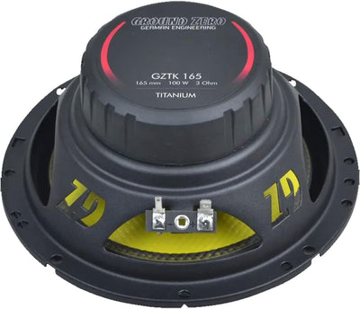 Ground Zero GZTC 165.3-Act - 16,5 cm Komponenten-Lautsprecher mit 200 Watt (RMS: 150 Watt)