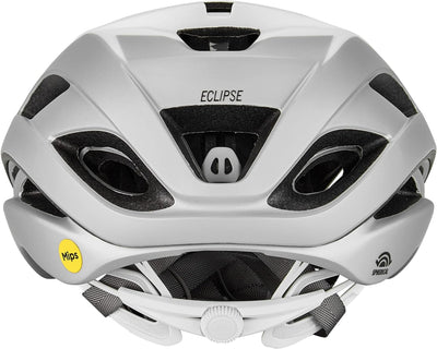 Giro Eclipse Spherical Rennrad Fahrrad Helm matt weiss/silberfarben 2024, M