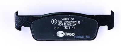 HELLA PAGID 8DB 355 020-421 Bremsbelagsatz - T2275 - Dicke/Stärke: 18mm - Bremssystem: Teves - nicht