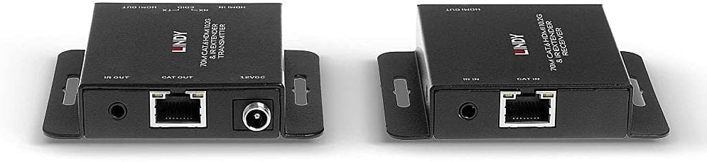 LINDY 38208 – HDMI Extender für HDMI 4K30 & IR-Signale bis 70m über HDBaseT mit HDMI Cat.6 Netzwerkk