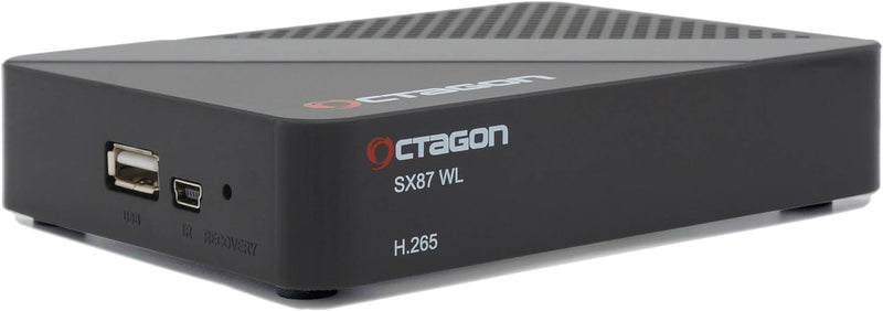 OCTAGON SX87 HD WL H.265 S2+IP HEVC Set-Top Box Kartenleser, Mediaplayer, DLNA, YouTube, Web-Radio,