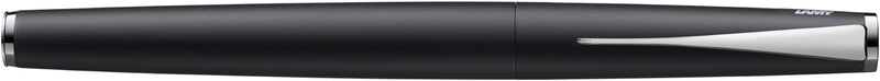 LAMY studio Füllhalter 067 - Füller aus rostfreiem Edelstahl in schwarzem Soft-Lack-Finish mit hochg