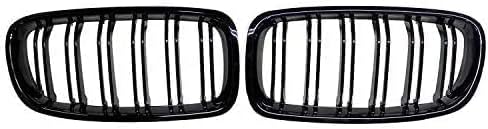 Gangying F30 F31 Nieren Schwarz Kühlergrill Streifen F30 Kühlergrill für BMW 3er f30 Nieren Schwarz
