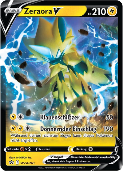 Pokémon-Sammelkartenspiel: V-Kampfdeck Zeraora vs. Deoxys (2 sofort spielbare Decks mit 60 Karten &