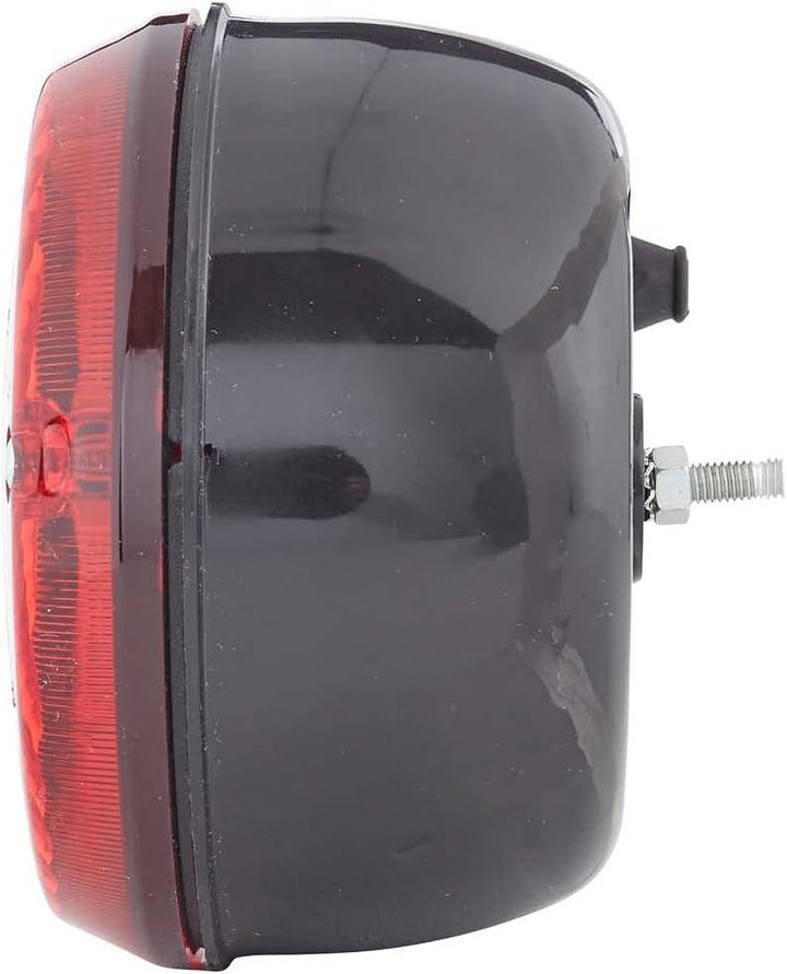 HELLA - Heckleuchte - Glühlampe - 12/24V - Anbau/geschraubt - Lichtscheibenfarbe: rot - Stecker: Fla