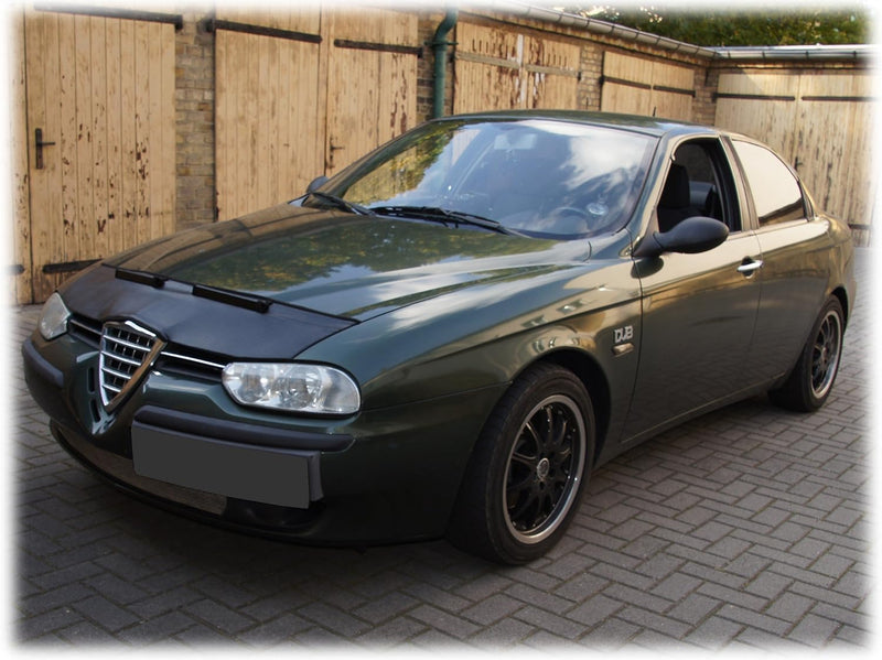 AB-00968 CARBON OPTIK Auto Bra kompatibel mit Alfa Romeo 156 Bj. 1997-2003 Haubenbra Steinschlagschu