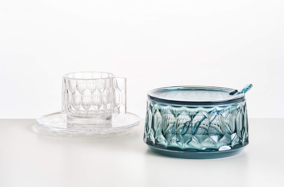 Kartell 01583E4 1583 Zuccheriera Jellies Family Zuckerdose, Durchgefärbtes oder transparentes thermo
