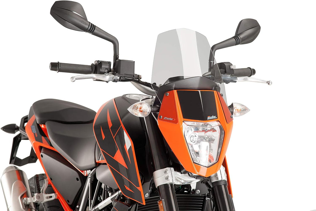 Puig 6009H Windschutzscheibe, Transparent/Rauchgrau Getönt, Getönt