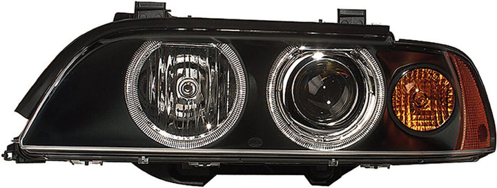 HELLA 1LL 008 053-601 asymmetrisch/DE/FF/Halogen-Hauptscheinwerfer - rechts - für u.a. BMW 5 (E39) R