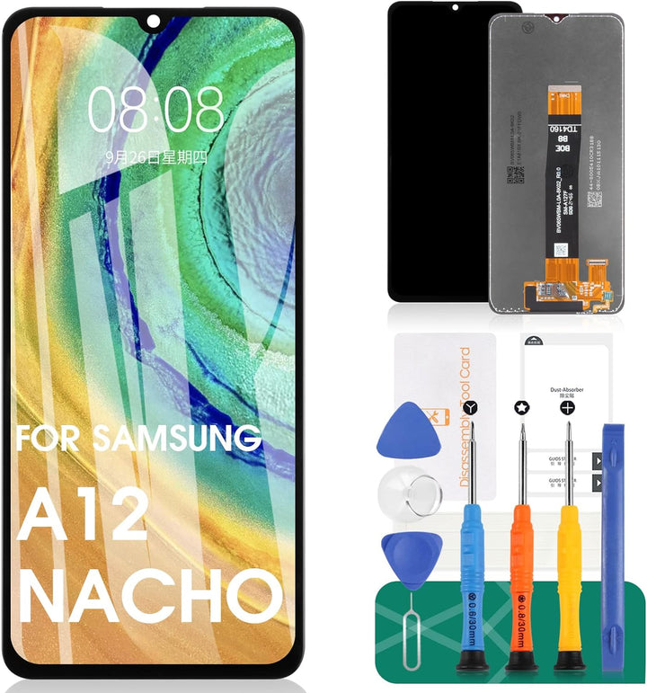 Für Samsung A12 Nacho Bildschirm Ersatz für Galaxy A12 Nacho LCD Bildschirm für Galaxy A127 Display